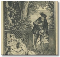 The Lord de Riant finding the Widow with her Groom