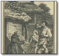 the Grey Friar Imploring The Butcher to Spare his Life