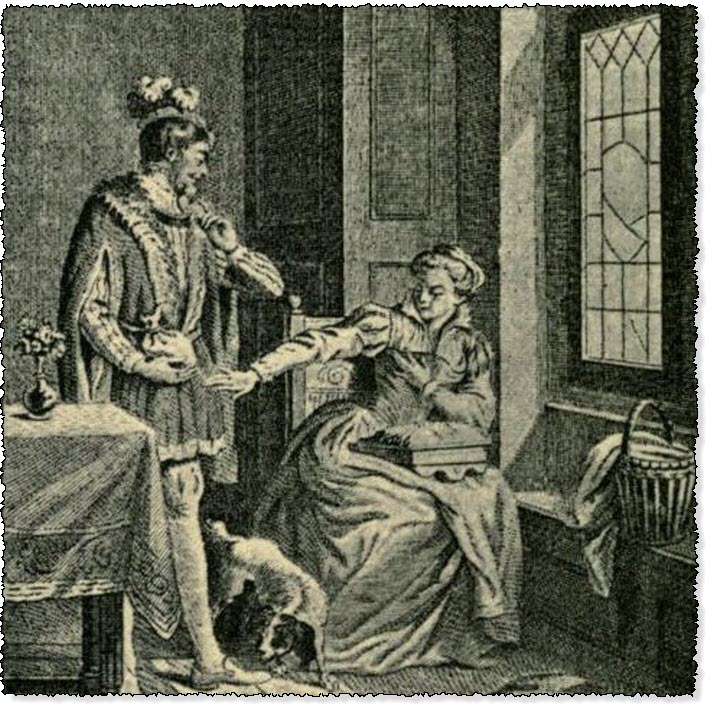 the Girl Refusing The Gift of The Young Prince